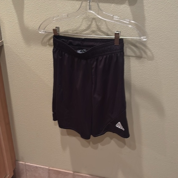 Adidas Dark Black Kids Sports Shorts - Picture 3 of 9